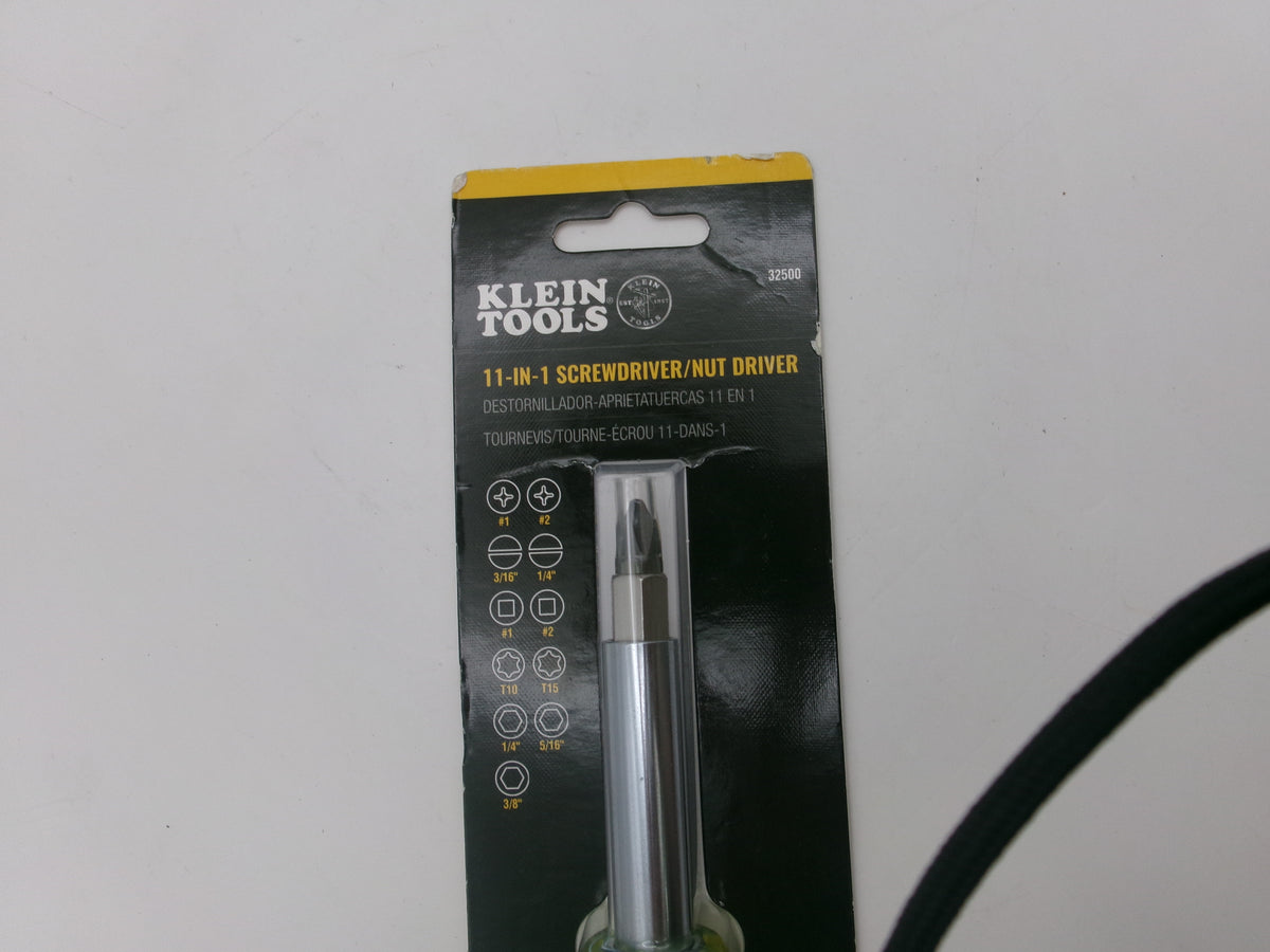 Klein Tools Impact Rated Multi-Bit Screwdriver/Nut Driver, 11-in-1