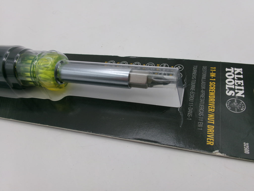 Klein Tools Impact Rated Multi-Bit Screwdriver/Nut Driver, 11-in-1
