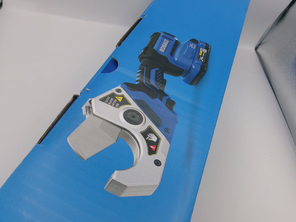 Kobalt 24v 24-volt 2-3/8 Cordless Multipurpose PVC PEX cutter 2 Ah Battery Included , Charger Included