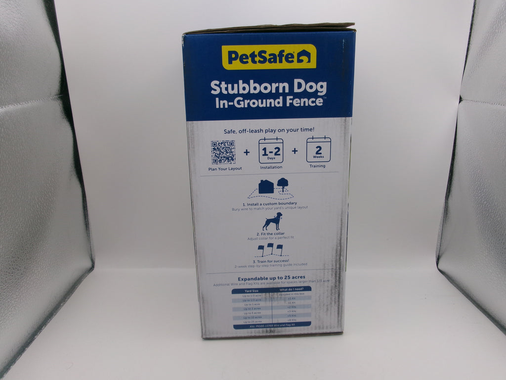 Petsafe Stubborn Dog In-Ground Fence With Collar UP TO 1/3 ACRE PIG00-10777