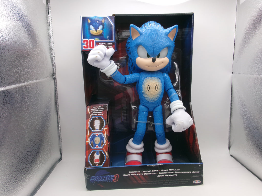 Sonic The Hedgehog 3 Movie Ultimate Talking Articulated Action Figure Jakks