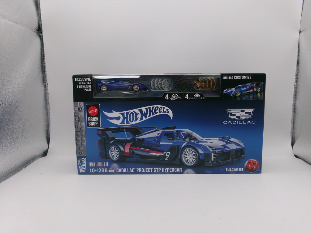 Hot Wheels Mattel Brick Shop Cadillac Project GTP Hypercar Building Set