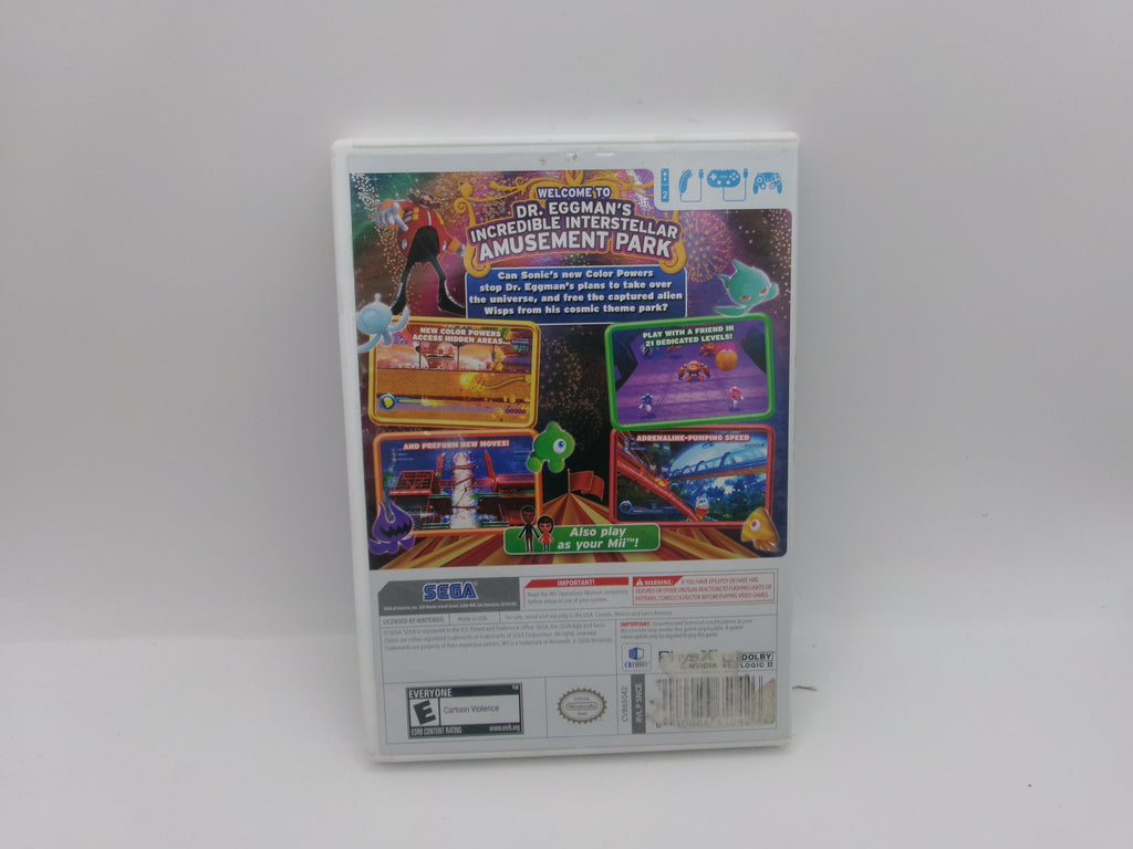 Nintendo Wii Sonic Colors Complete