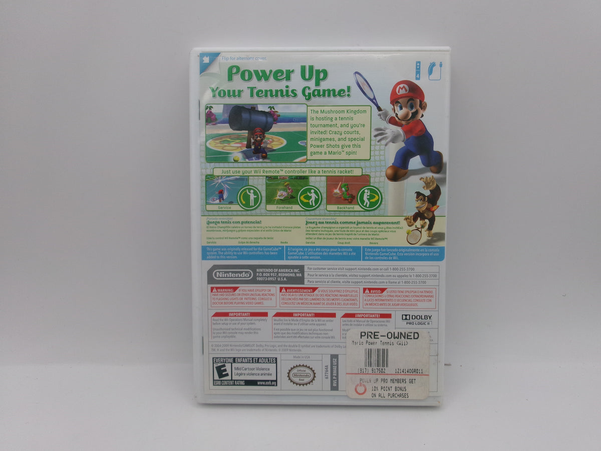 Nintendo Wii Mario Power Tennis CIB