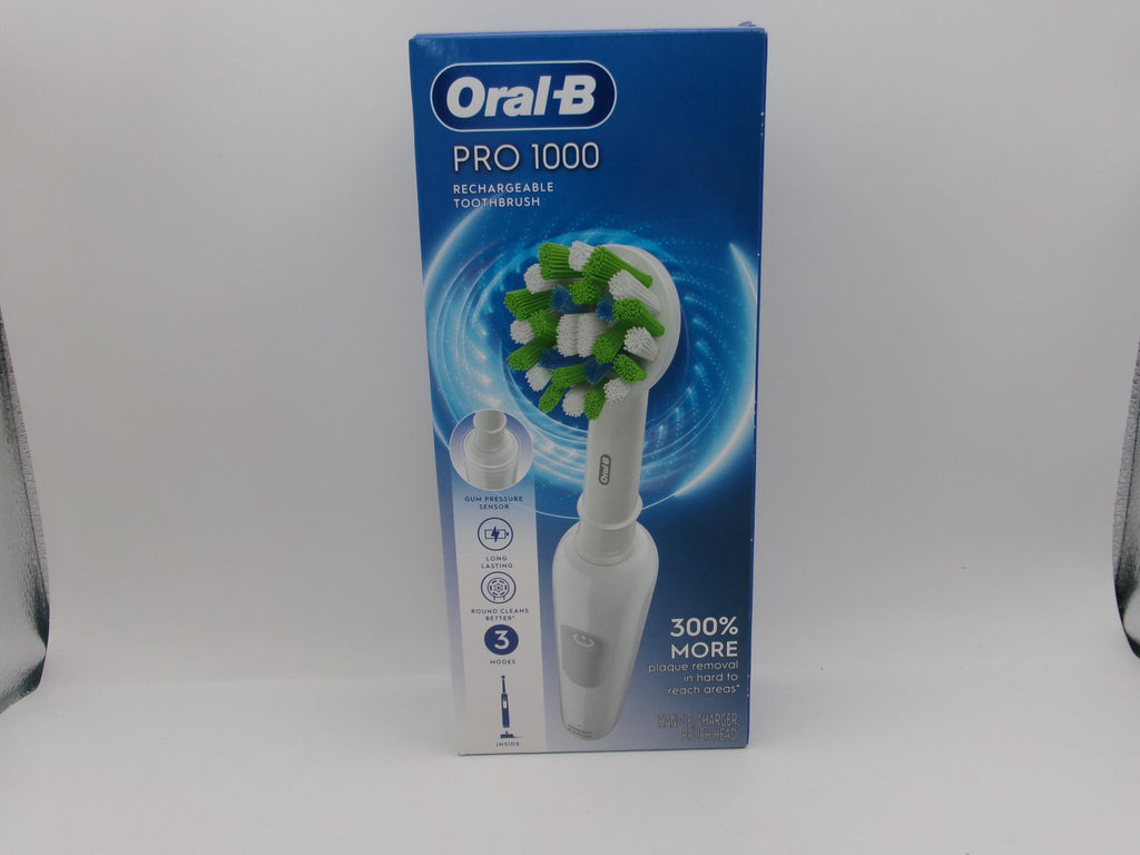 Oral-B Pro 1000 3D CrossAction Rechargeable Electric Toothbrush