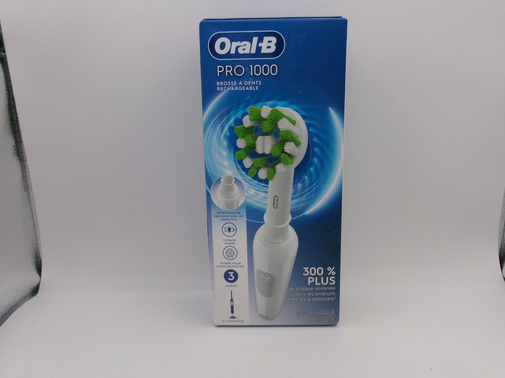 Oral-B Pro 1000 3D CrossAction Rechargeable Electric Toothbrush