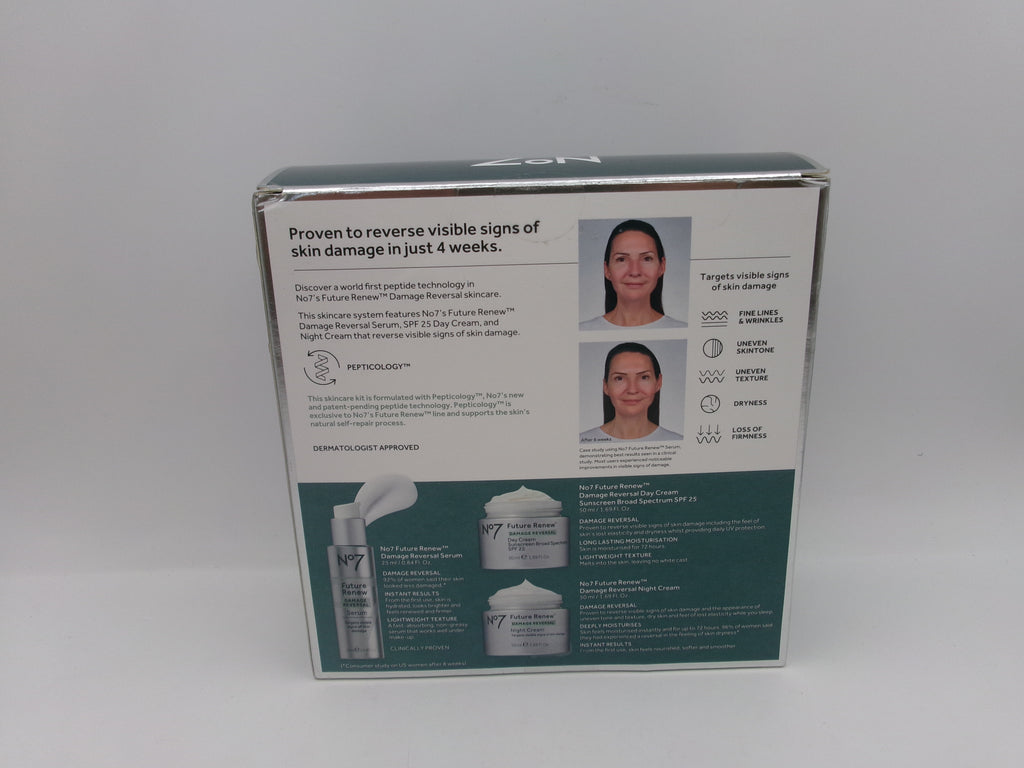 No7 Future Renew Damage Reversal System Kit -3 Pieces- EXP 05/2027