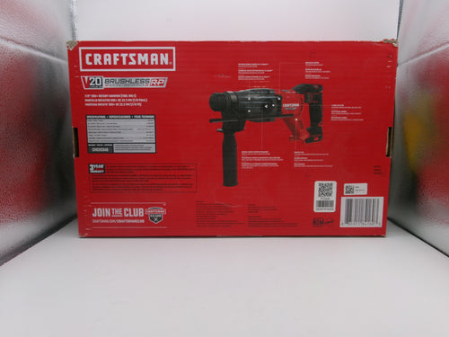 CRAFTSMAN V20* Brushless RP™ 7/8" SDS+ Rotary Hammer CMCH234B