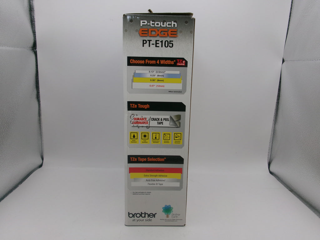 Brother PT-E105 P-Touch Edge Handheld Industrial Monochrome Label Maker