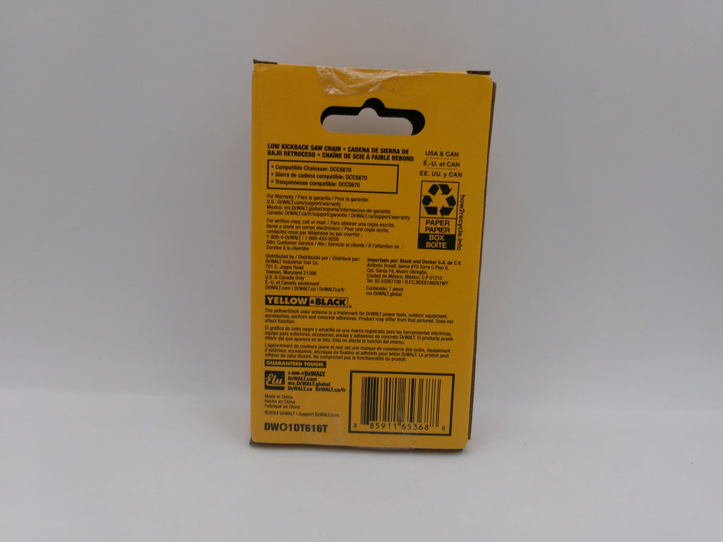 DeWALT 16" Saw Chain DWO1DT616T