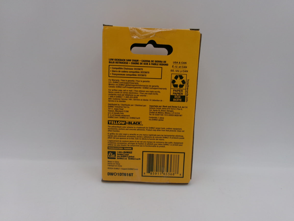 DeWALT 16" Saw Chain DWO1DT616T