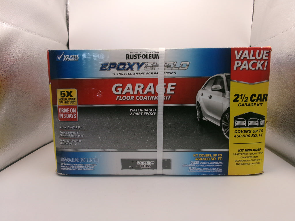 Rust-Oleum EpoxyShield Garage Floor Coating Kit 2.5 Car Garage