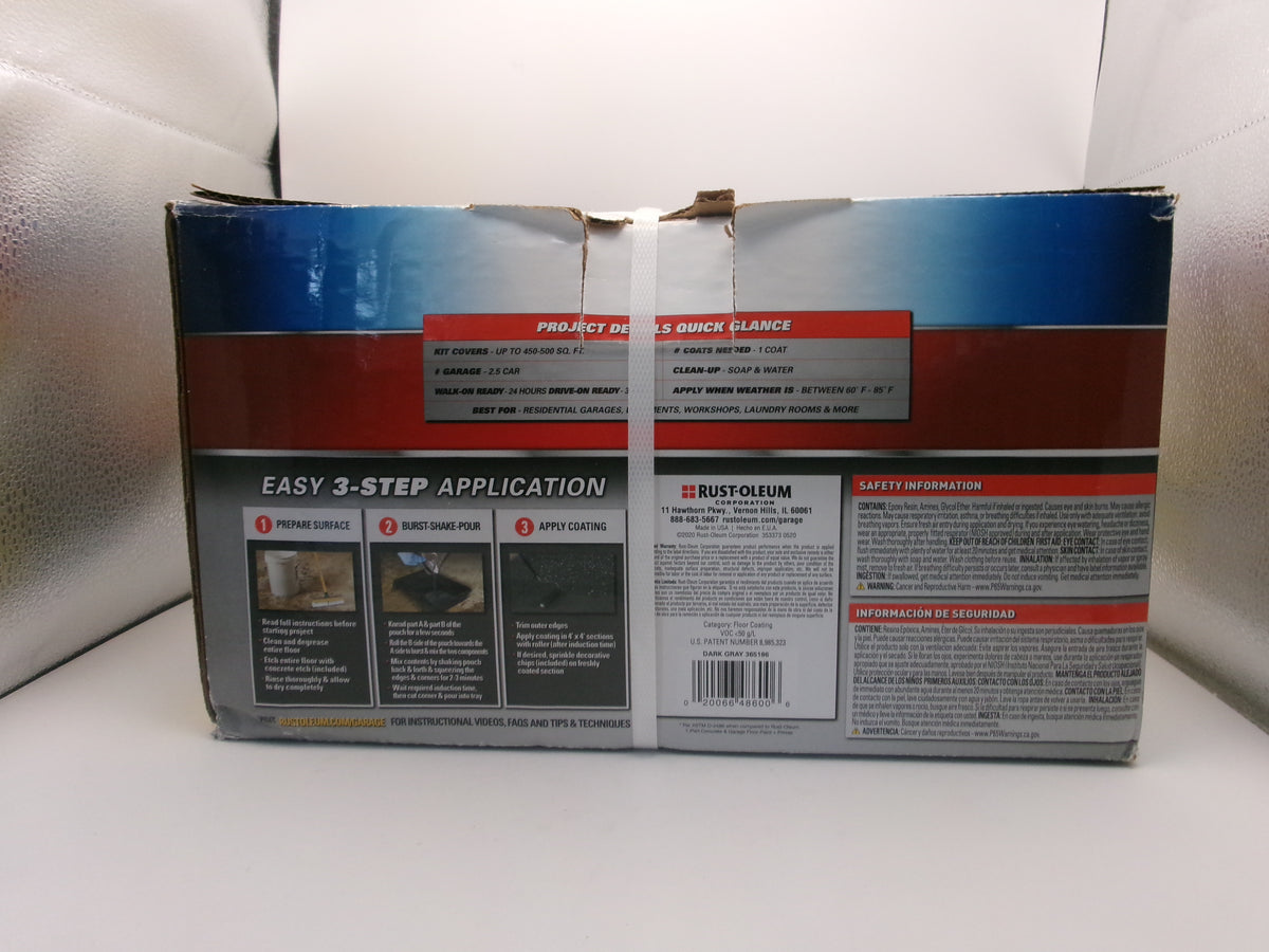 Rust-Oleum EpoxyShield Garage Floor Coating Kit 2.5 Car Garage