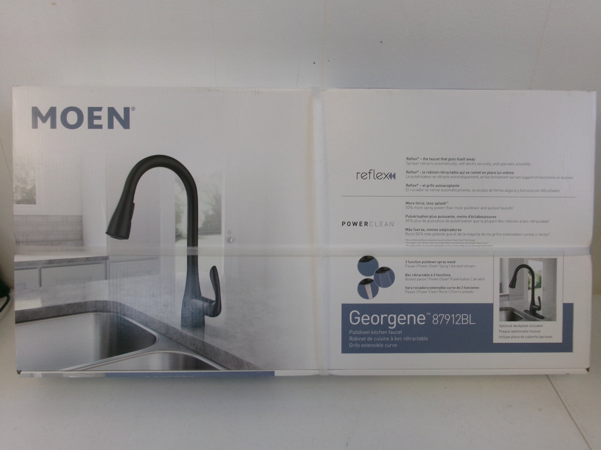Moen Georgene Pulldown Kitchen Faucet 87912BL