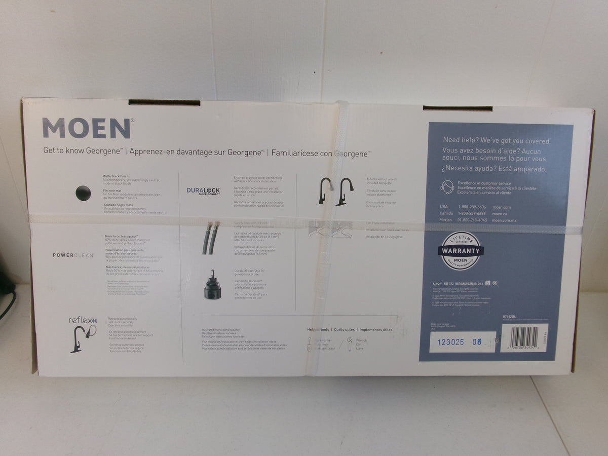 Moen Georgene Pulldown Kitchen Faucet 87912BL