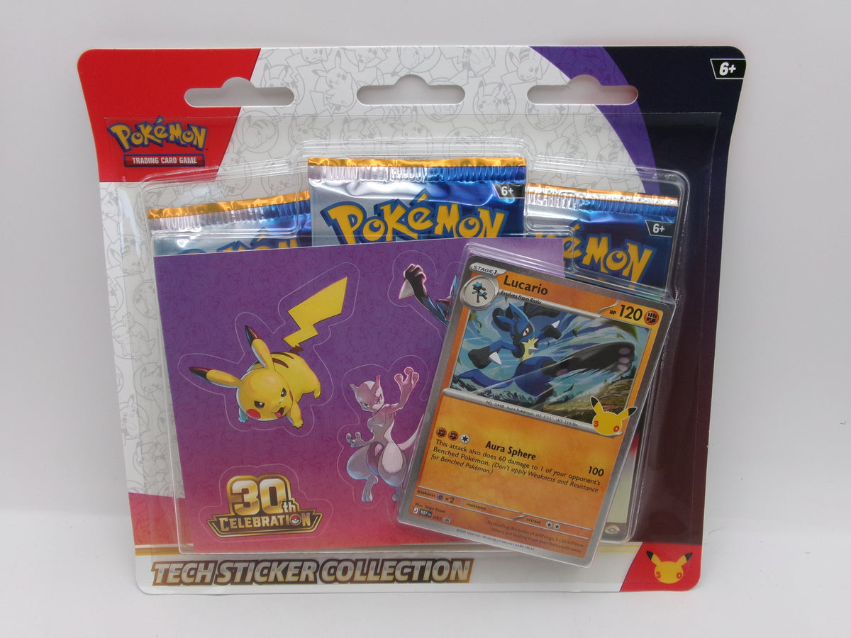Pokemon 30 Celebrations Tech Sticker Collection
