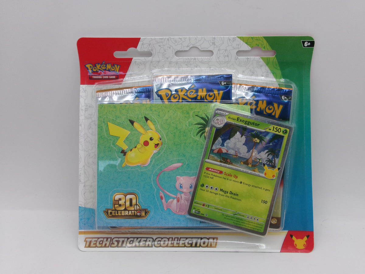 Pokemon 30 Celebrations Tech Sticker Collection