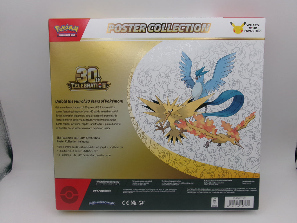 Pokemon 30 Celebrations Poster Collection