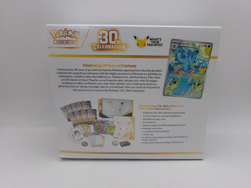 Pokemon 30 Celebrations Elite Trainer Box ETB