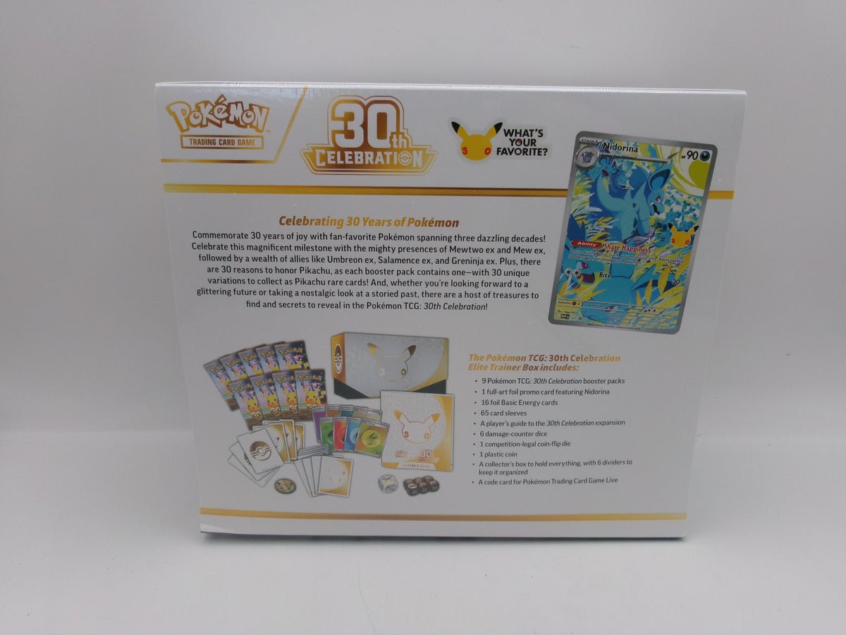 Pokemon 30 Celebrations Elite Trainer Box ETB