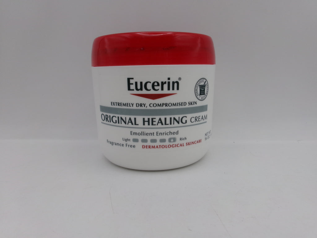 Eucerin Original Healing Cream Fragrance Free Body Cream for Dry Skin Unscented - 16oz