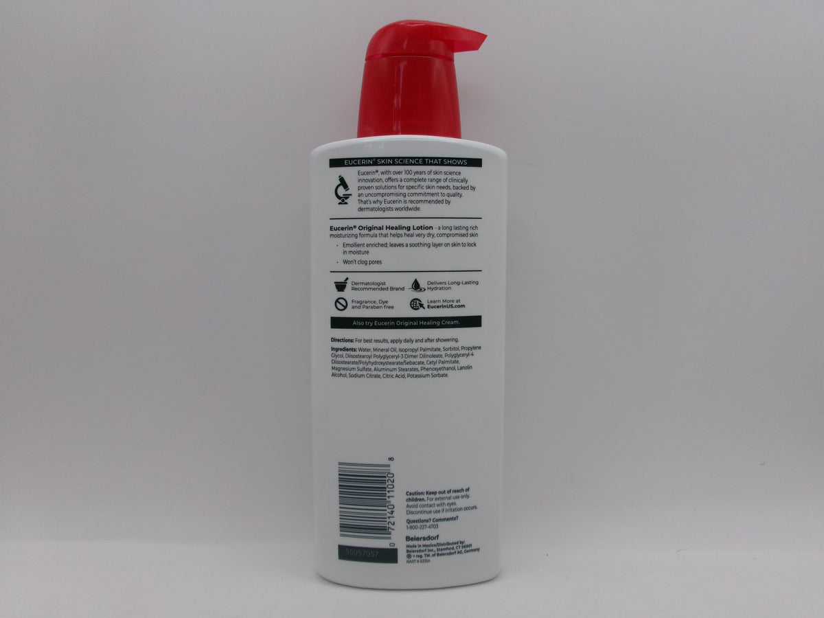 Eucerin Original Healing Lotion Emollient Enriched 16.9 FL OZ