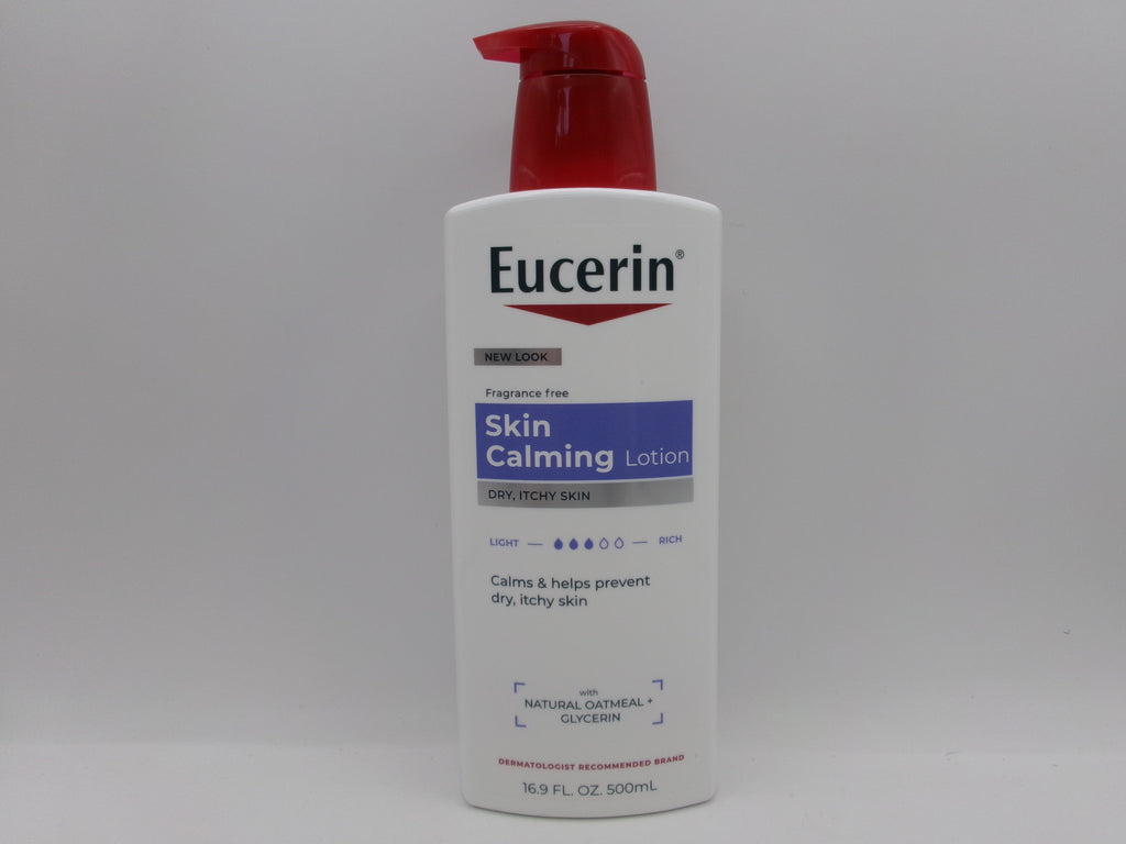 Eucerin Skin Calming Body Lotion for Dry and Itchy Skin Unscented - 16.9 fl oz