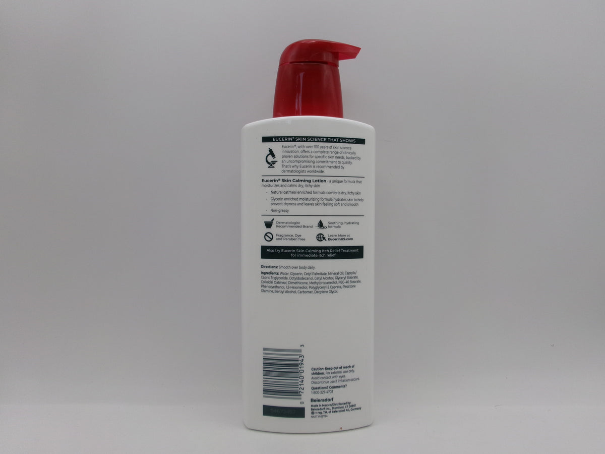 Eucerin Skin Calming Body Lotion for Dry and Itchy Skin Unscented - 16.9 fl oz