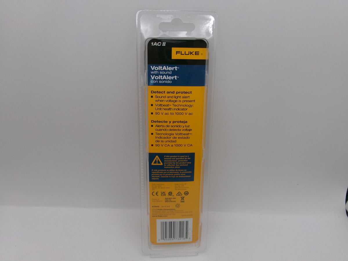 Fluke 1AC-C2 II VoltAlert Non-contact 90~1000V AC Voltage Detector Tester 4165
