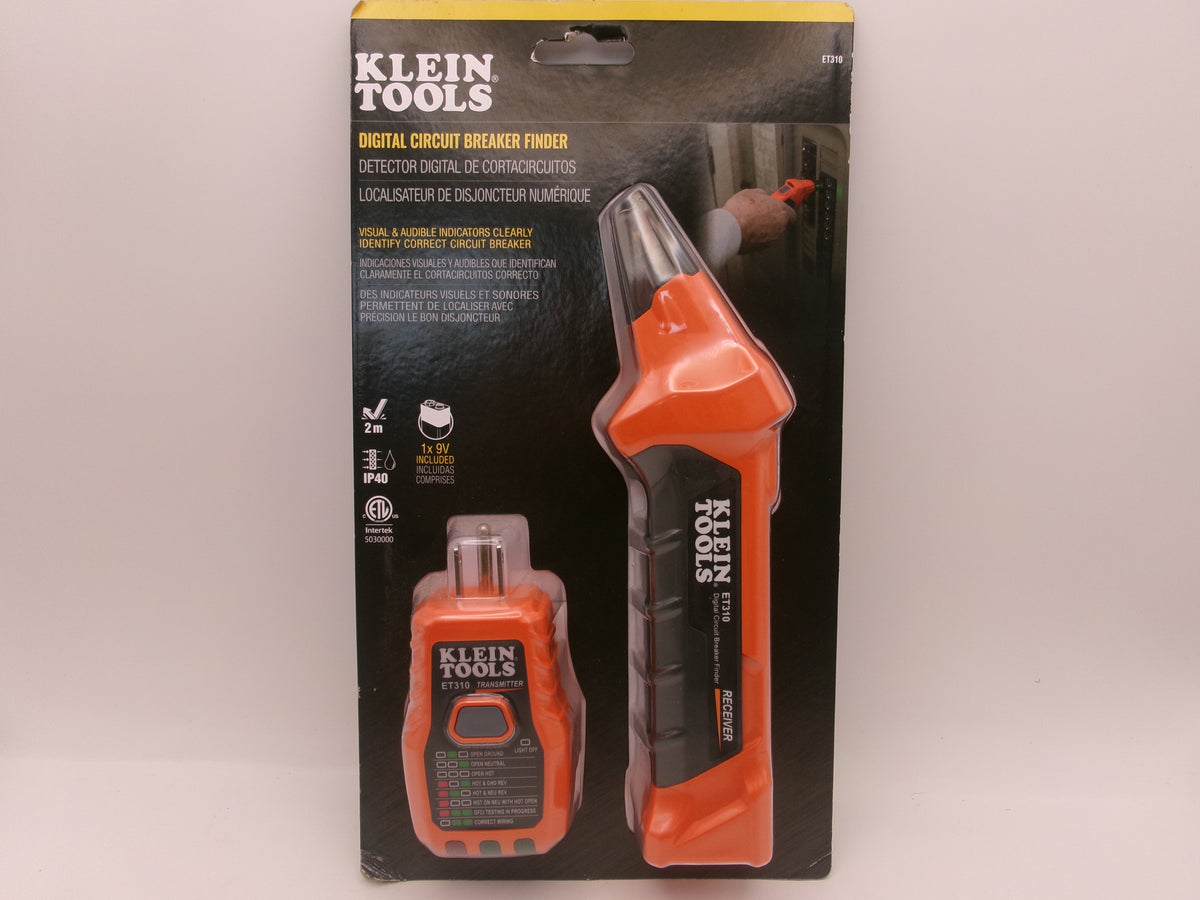 KLEIN Tools ET310 Digital Circuit Breaker Finder & GFCI Outlet Tester