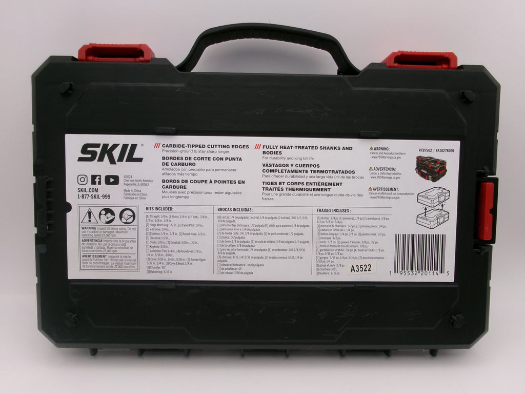 SKIL 30 -Piece Carbide-tipped Router Bit Set RTB7502