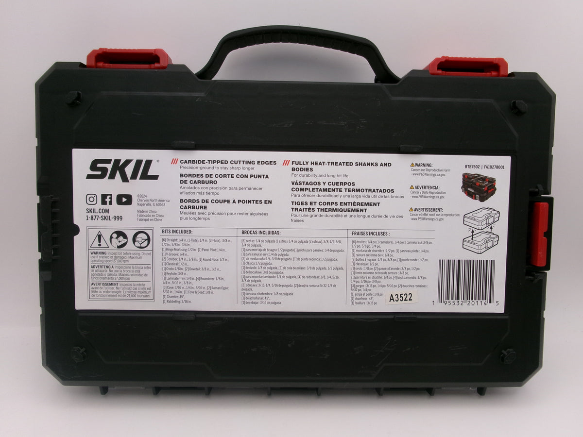 SKIL 30 -Piece Carbide-tipped Router Bit Set RTB7502