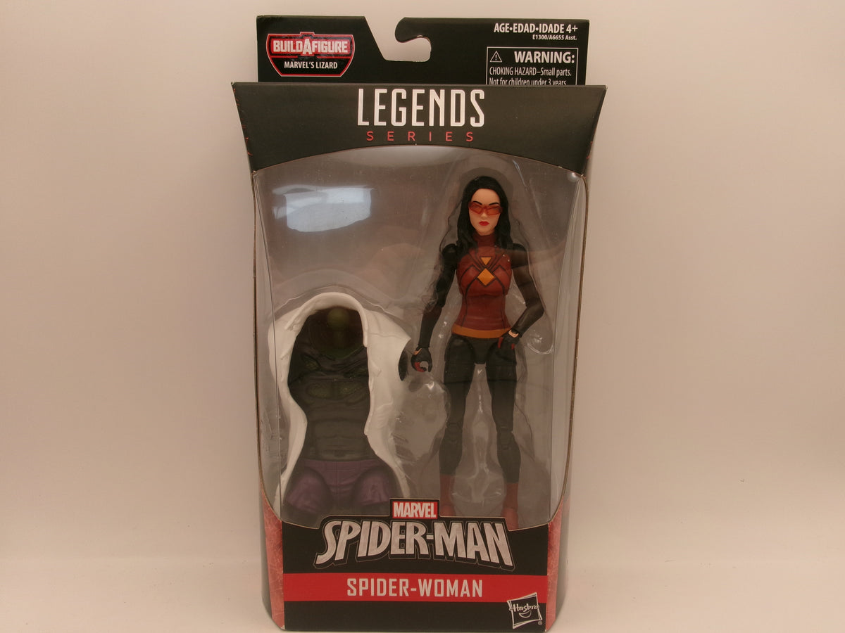 Marvel Legends Series Spider Man Spider Woman BAF Lizard 6" Figure Hasbro
