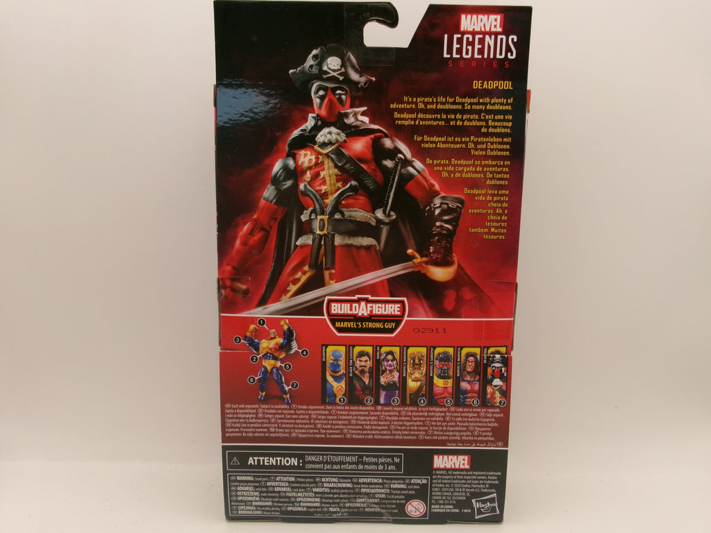 Marvel Legends PIRATE DEADPOOL Action Figure 6" STRONG GUY BAF