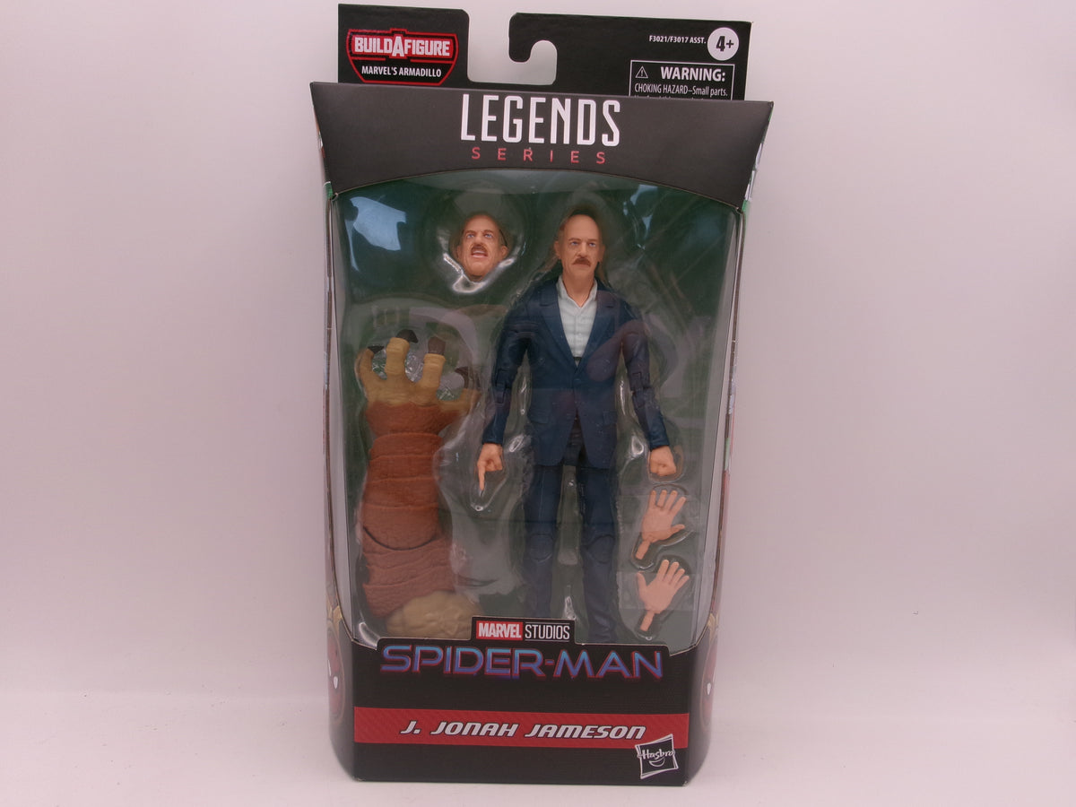 MARVEL LEGENDS SERIES SPIDER-MAN J. JONAH JAMESON ACTION FIGURE BAF ARMADILLO