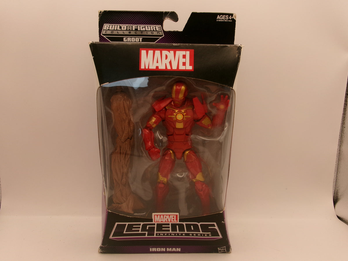 2013 Marvel Legends Infinite Guardians Of The Galaxy IRON MAN GROOT BAF