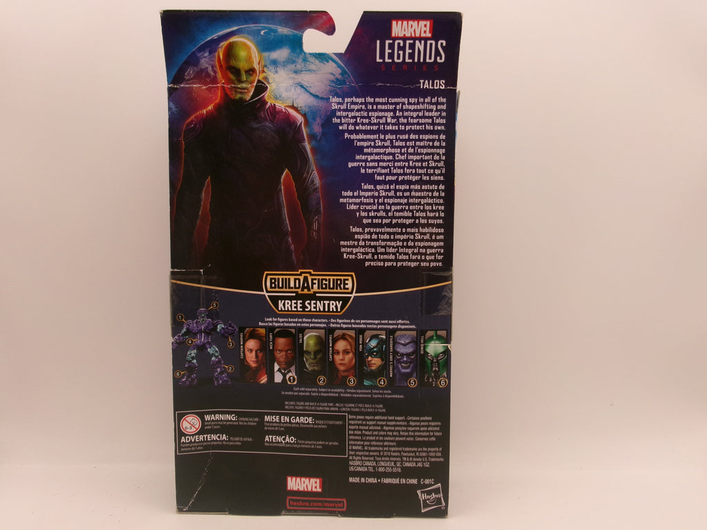 Marvel Legends Captain Marvel TALOS 6" Build A Figure Kree Sentry