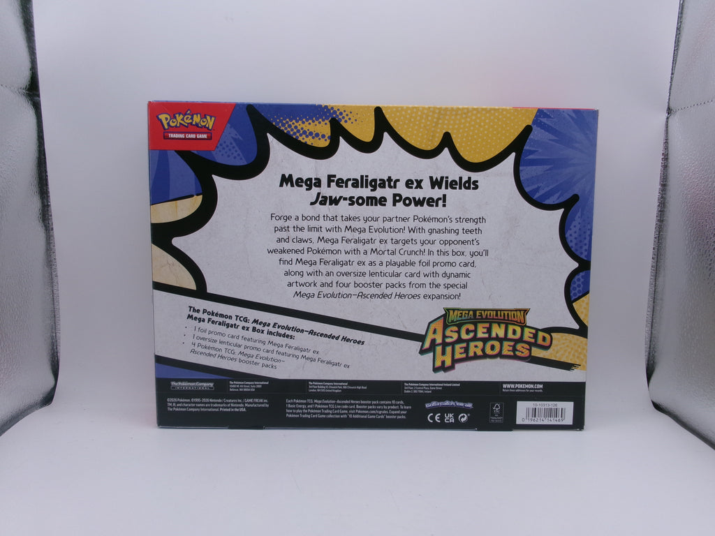 Pokemon TCG Mega Evolution Ascended Heroes Mega Emboar EX Box