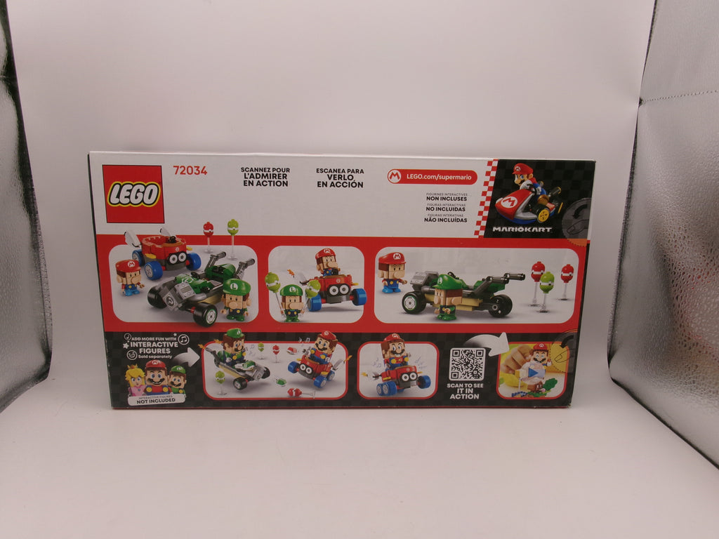 LEGO Super Mario Mario Kart 72034 Baby Mario vs Baby Luigi 321 pcs Box 8+