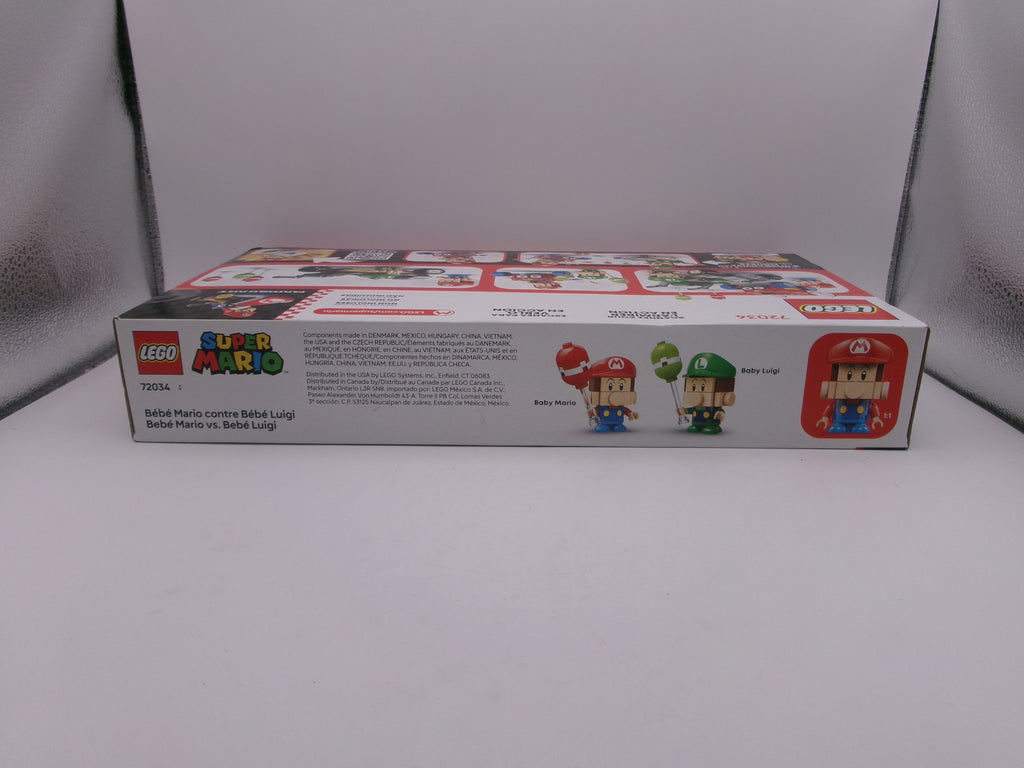 LEGO Super Mario Mario Kart 72034 Baby Mario vs Baby Luigi 321 pcs Box 8+