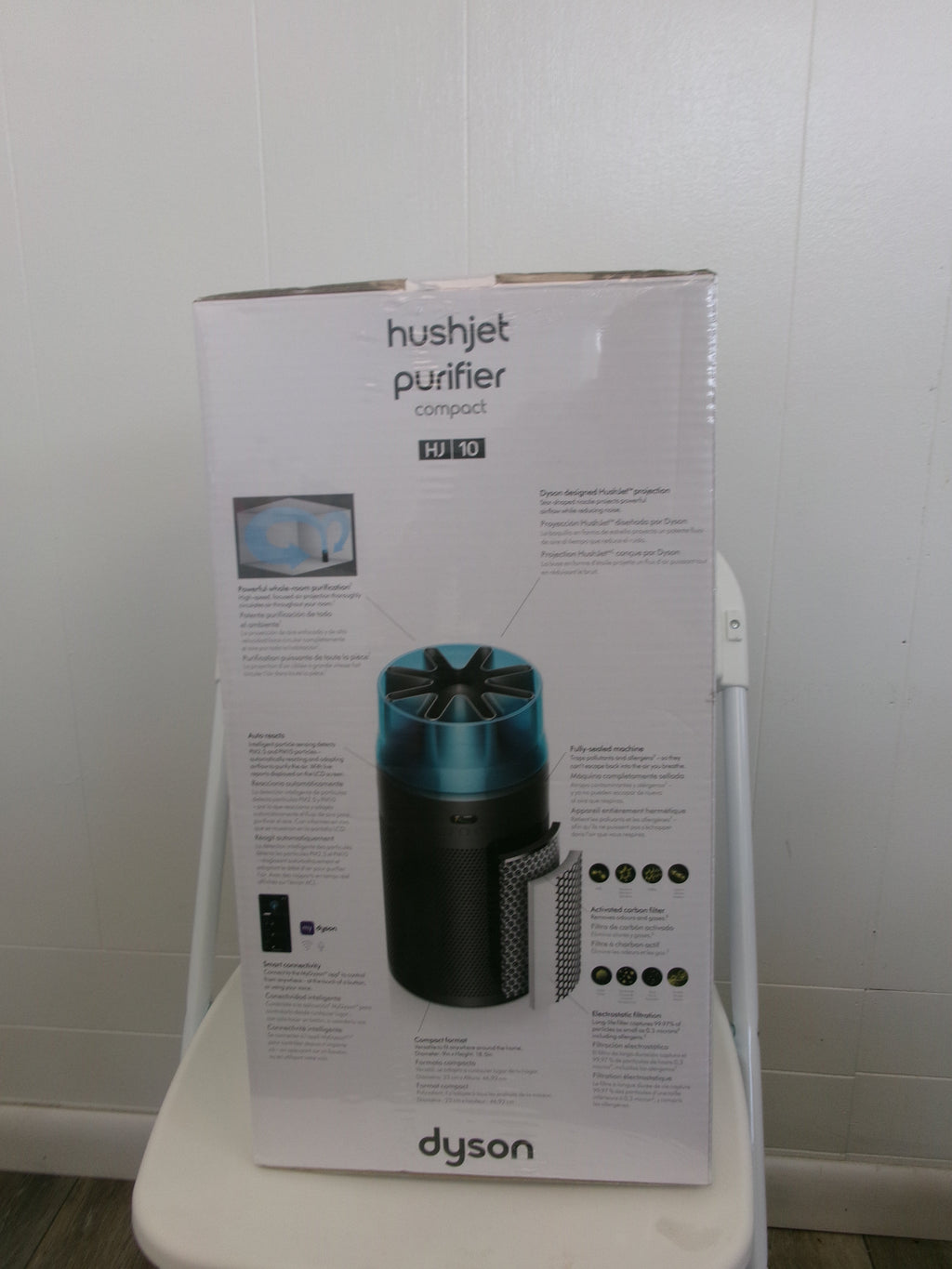 Dyson Hushjet Compact Air Purifier HJ10 Black & Teal