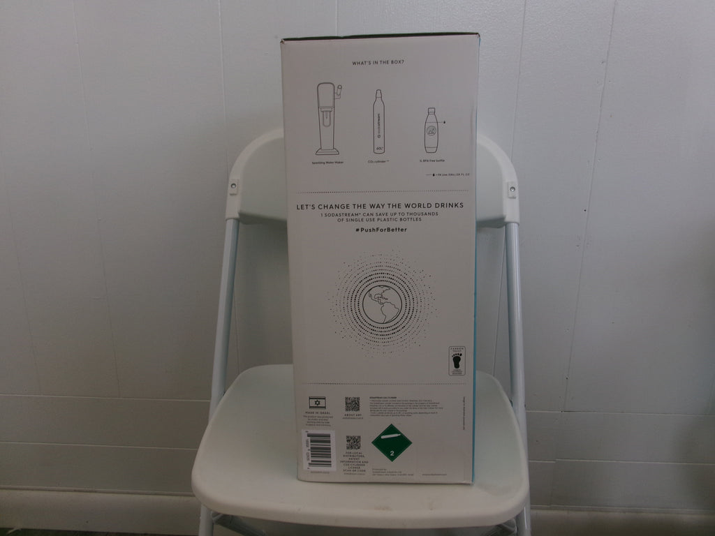 SodaStream Art Sparkling Water Maker Black w/ CO2 & Carbonating Bottle
