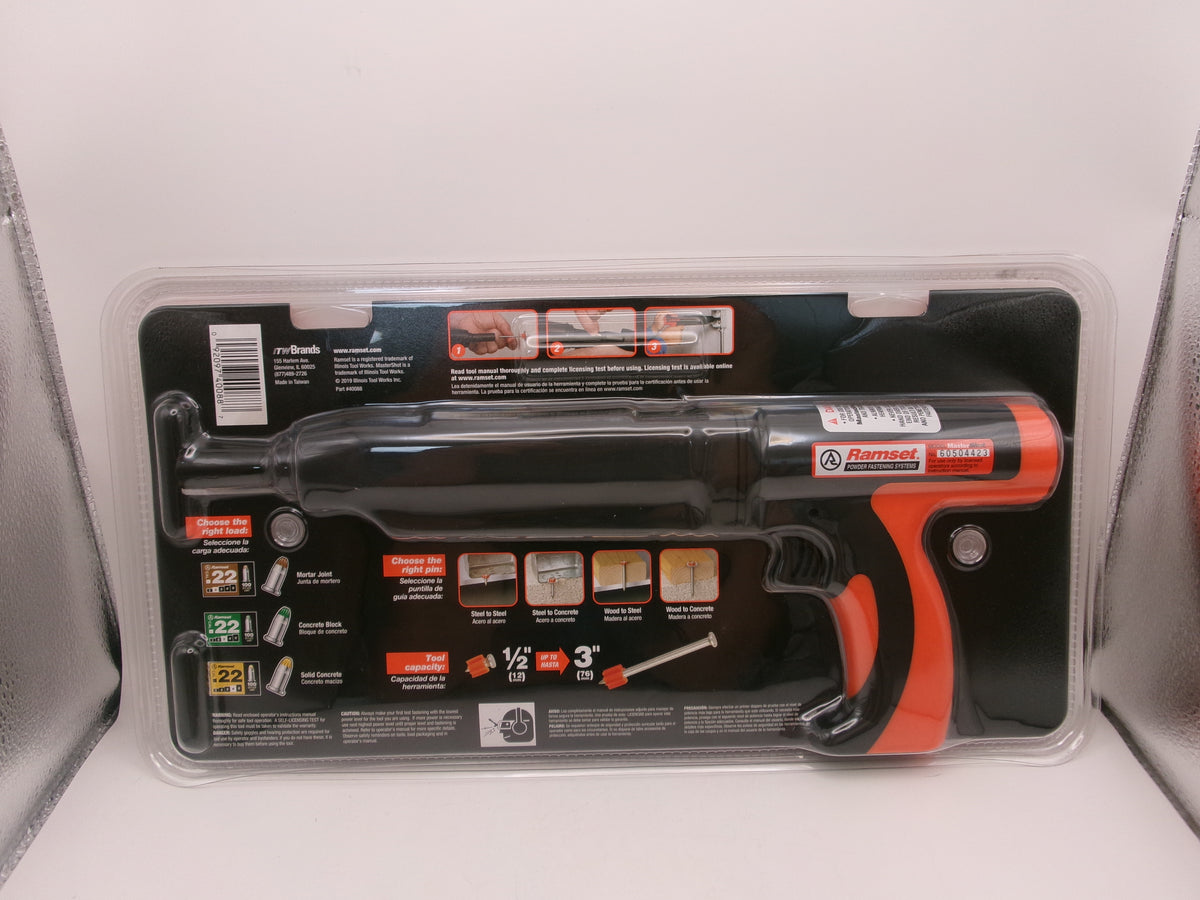 Ramset 40088 MasterShot 0.22 Caliber Powder Actuated Tool Nail Gun