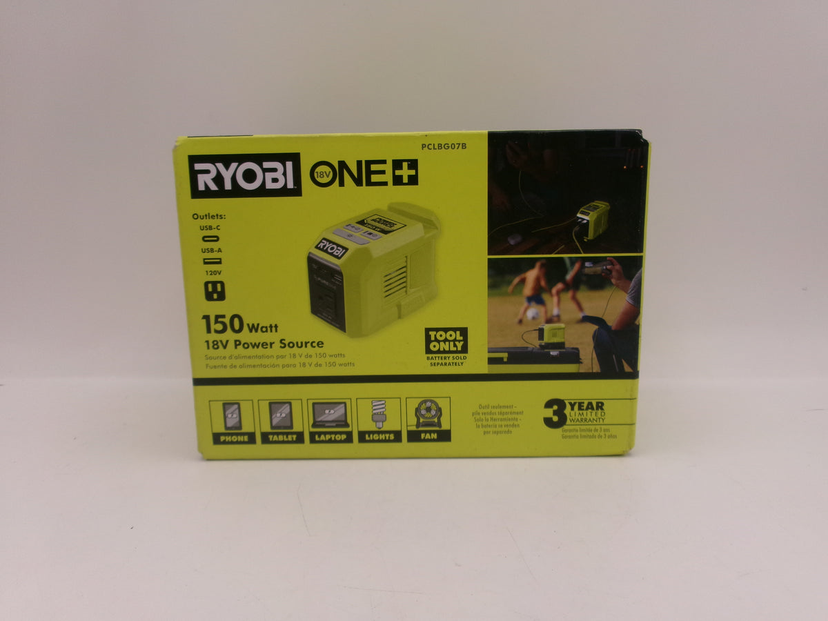 Ryobi PCLBG07B 18V One+ 150W 18V Power Source