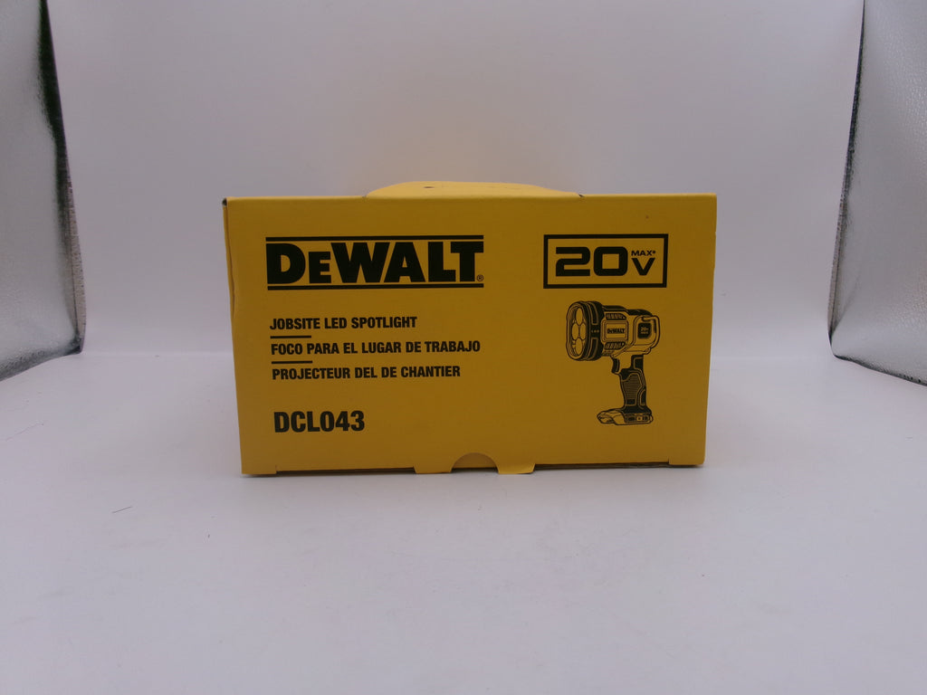 DeWalt DCL043 20V Max Cordless LED Jobsite Spotlight Spot Light 20 volt