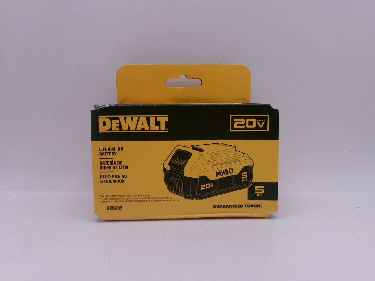 DEWALT DCB205 20V Li-Ion 5.0Ah Battery