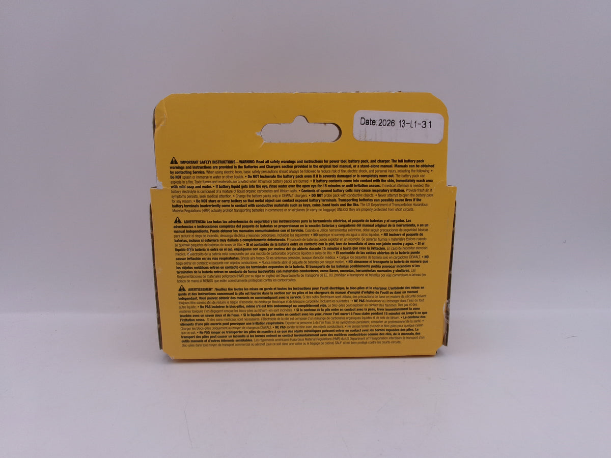 DEWALT DCB205 20V Li-Ion 5.0Ah Battery