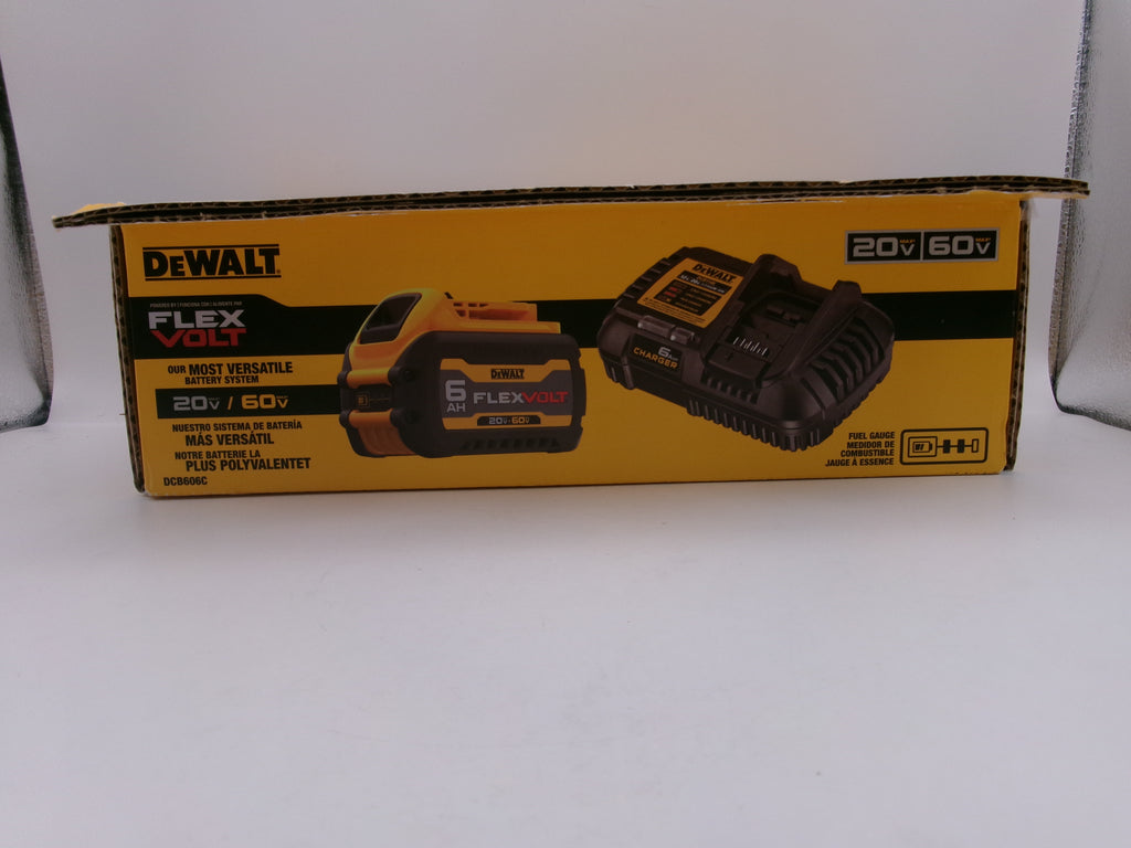 DeWalt DCB606C FlexVolt 20V/60V MAX 6.0Ah Lithium-Ion Battery & Charger