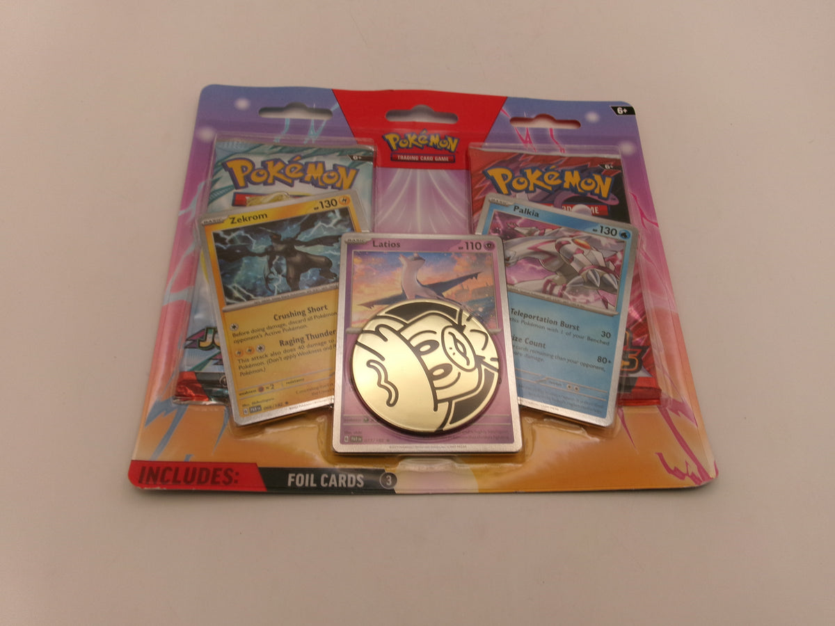 Pokemon TCG: 2 Pack Blister With Zekrom, Latios, Palkia Promo Cards New Sealed