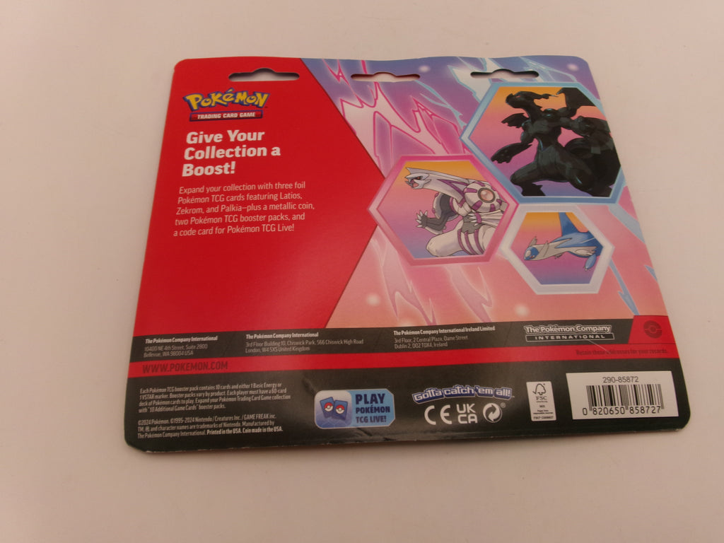 Pokemon TCG: 2 Pack Blister With Zekrom, Latios, Palkia Promo Cards New Sealed